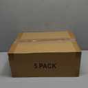 SNSLXH 5 Pack Stackable Closet Storage Basket, Multifunctional & Foldable Closet Organizer for Bathroom Kitchen Laundry Room Wardrobe Storage, Space-Saving Clothes Storage Drawer Organizer, White