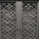 MYPET Paws Portable Pet Gate: 26-40" Wide Expandable, Pressure Mounted No Tools Needed, Durable Dog Gate for Doorways, Made in USA, 23" Tall, Fieldstone Gray