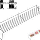 DcYourHome 65054 Warming Rack for Weber Genesis 300 Series (2007-2016), for Weber Genesis E310 E330 E320 S310 S330 S320 EP-330 EP-320 Grill Parts, Stainless Steel Warming Rack for Weber 81323 62749