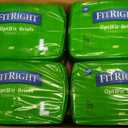 FitRight Adult Diapers, Extra+ Heavy Absorbency, L (Waist Size 44in-56in), 80 Count, OptiFit Incontinence Briefs for Men and Women, Disposable, Moisture-Wicking, Leak Protection.