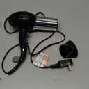 Conair Hair Dryer, 1875W Full-Size Hair Dryer with Ionic Conditioning, Blow Dryer, Tourmaline Ceramic Technology for Quick Drying, Black/Chrome