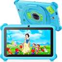 Kids Tablet, 7 inch Tablets for Kids, 32GB Toddler Tablet with Case Included, Parental Control, Dual Camera, GMS, WiFi (Blue)