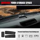 Mabett Storage Organizer Set for Ford Bronco 2025,2026 Accessories with Central Control Storage Set, Door Handle Storage Compatible with Ford Bronco (4 PCS Set)