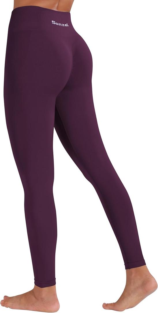 Sunzel Scrunch Butt Lifting Leggings for Women High Waisted Seamless Workout Leggings Gym Yoga Pants (Large, Winter Bloom)