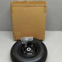13Inch Wheelbarrow Tires 4.00-6 Flat Free Tire And Wheel with 5/8" & 3/4" Bearings, 1.75" Centered Hub for Wheelbarrow/Wagon/Trolley/Garden Scooter Cart,1Pack