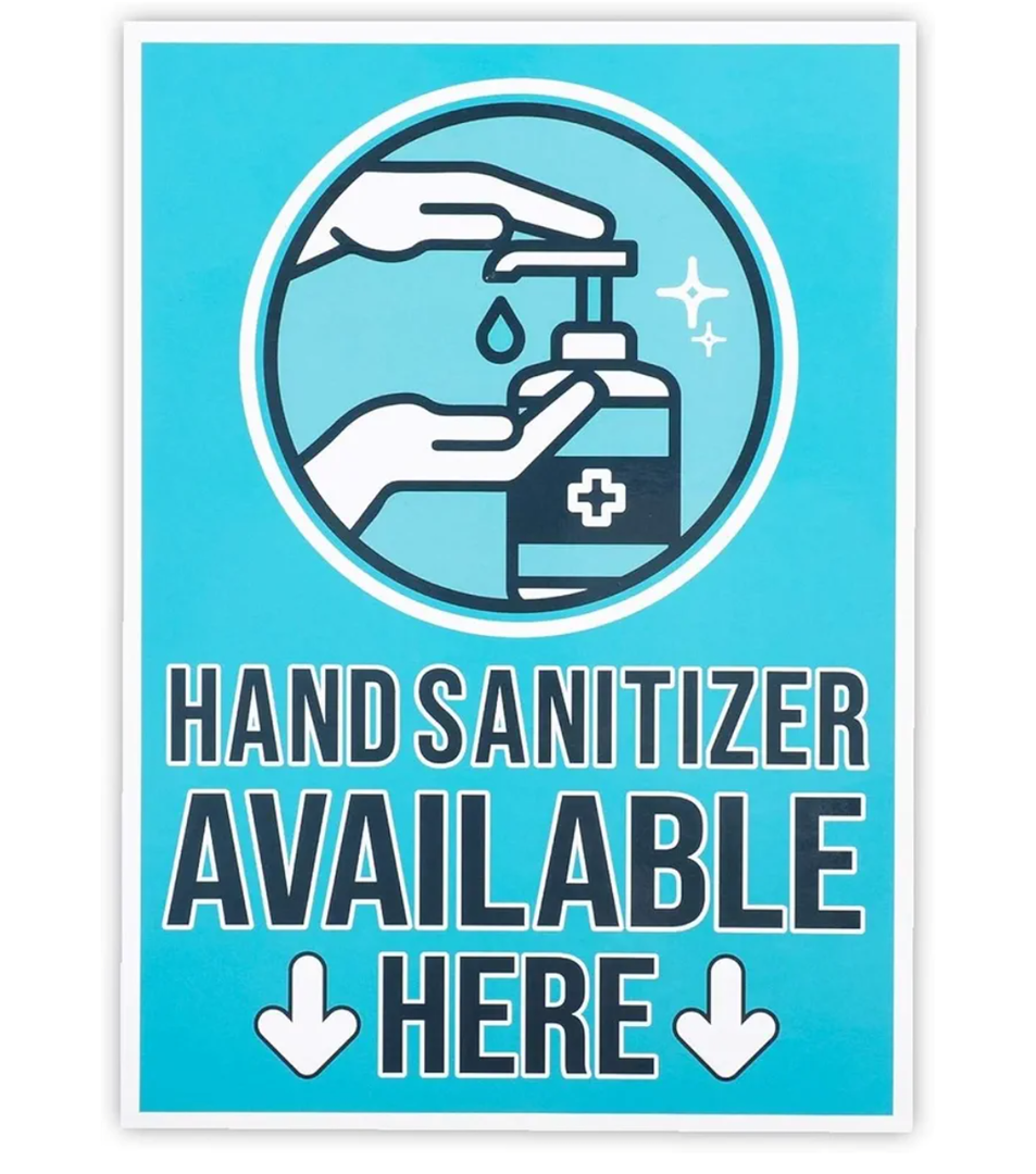 Stockroom Plus Hand Cleaner Store Signs (5 x 7 Inches, 6 Pack)