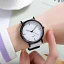 BESTKANG Fashion Simple Analog Quartz Wrist Watch with Silicone Strap Waterproof for Women and Men Sports