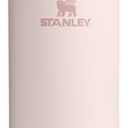 Stanley IceFlow 2.0 Flip Straw Tumbler with Handle 40 oz | Twist On Lid and Flip Up Straw | Leak Resistant Water Bottle | Insulated Stainless Steel | BPA-Free | Rose Quartz