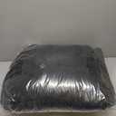 Cottonight Black Comforter Set King Men Women All Black Bedding Set Blanket Quilts Solid Fuzzy Modern Gothic Cozy Dark Color Comforter Set for King Bed Women Men