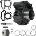 labwork Cylinder Piston Gasket Kit Replacement for Yamaha Moto 4 Raptor 80 Badger 80 Grizzly 80 Replacement for 22K-11311-02-00 22F-11351-01-00