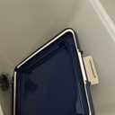 IRIS USA Dog Food Storage Container, Up to 54 lbs, Navy/Pearl, Made in USA