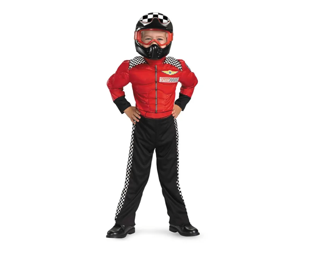 Turbo Racer Boys Costume, L (4-6)