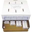 Azer Scientific-ES040 Microscope Slide Cardboard Stackable Storage File, 4 Drawers, 10/case