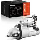 A-Premium Starter Motor Compatible with Infiniti EX35 2008-2012, FX35 2009-2012, G35 2007-2008, M35 2009-2010, V6 3.5L, 12V 1.4KW 12 Teeth CW, Replace# 23300-JK20A, S114-927