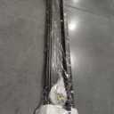 Giftgarden 47 Inch Black Floating Shelves Ledge, Wall Mount Long Picture Rail Large Woodgrain Photo Shelving for Living Room Bedroom Office, Set of 3 Different Sizes