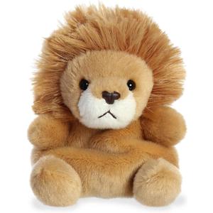 Aurora® Adorable Palm Pals Leno Lion Stuffed Animal - Pocket-Sized Play - Collectable Fun - Brown 5 Inches