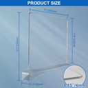 Acrylic Shelf Dividers for Closet Organization 6PCS Closet Shelf Divider Closet Dividers for Shelves Shelf Organizer for Closet Shelf Organizer For Wood Closet Separator Clear