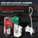 Electric Fuel Pump Module Assembly Compatible with Mini Cooper 2007 2008 2009 2010 2011 2012 2013 2014 2015 L4 1.6L,Replaces#16112755082 16112755083 Left & Right