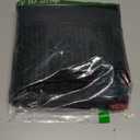 BOOMIBOO 6-Pack Kitchen Dish Cloths, 100% Cotton Waffle Weave, Ultra Soft Absorbent, Quick Drying Dish Towels, 12x12 Inches, Black