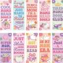 Laffact Mother’s Day Reading Bookmarks - 240Pcs Hot Mom Bookmarks Reading Tracker, Cool Moms Reading Page Marker, Readers Accessories Book Club Gifts for Book Lover Bookish Mama Birthday Party Favors