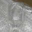 100 Packs 8oz Acrylic Reusable Plastic Wine Glasses Bulk Wedding Easter Disposable Short Stem Baby Shower Party Goblet Cup Vintage Unbreakable Cocktail Drink Bars Stemware (Clear), 4.5 inches tall with a 2.7-inch wide top