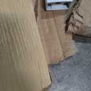 VASAGLE Kitchen Island with 3 Shelves, 47.2 Inches Width Kitchen Shelf with Large Worktop, Stable Steel Structure, Industrial, Easy to Assemble, Oak Color and White UKKI001W09