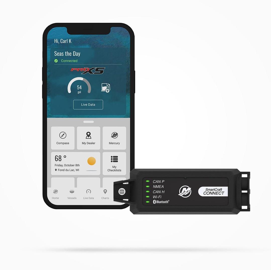 MERCURY Marine SmartCraft Connect Mobile - Outboard Connected Boat Engine System