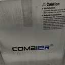 Combier Electric Heated Bidet Toilet Seat Round, Wash Dry Soft Close Remote