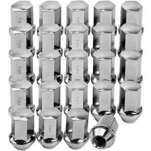 M14x1.5 Lug Nuts Replacement for Silverado Tahoe Suburban Tahoe Suburban Escalade XT5 XT6, 24 Pcs 7/8 Hex 1.77 Inch OEM Factory Style Large Acorn Seat Lug Nuts