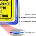 Caution Please Excuse Our Appearance While We're Under Construction - Caution Sign, Construction Signs, No Trespassing Signs - Aluminum Indoor or Outdoor Signs for Home, Office, Work - 8.5" x 10"