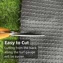 Artificial Grass Rug 2 ft x 8 ft, Synthetic Fake Grass Turf Mat for Indoor Outdoor Garden Home Decor, 0.8" Pile Height