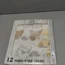 Mother's Choice Organic Cotton Baby Socks Cotton Soft And Comfortable, Newborn Socks Boys Gentle And Breathable, Infant Socks 0-6 Months Cozy For Everyday Wear (Brown)