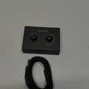 LiNKFOR 4 Port 3.5mm Stereo Audio Switch, 4 Way Stereo Audio Selector, 4 Input 1 Output / 1 Input 4 Output Audio Splitter with Volume Control and 4 Channel Switch Knob