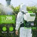 Greenworks 80V 4 Gallon Battery Powered Backpack Sprayer with 5 Tips, 70PSI Pressure-Weed Killer, Pest Control, Sanitizing & Garden Spraying, Cordless High-Pressure Sprayer Commercial Use, Tool Only