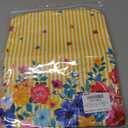 Girls Floral Sundress Summer Beach Dress with Matching Sun Hat Yellow 11-12 Years
