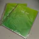 2 x Ymumuda 2026 Planner-2 Year Monthly Planner 2026-2027, JAN.2026 - DEC.2027, 8.5" x 11" Large Daily Planner with Spiral Bound, 24 Months Calendar Planner for School Office Work Teacher (G-Yellow Green)