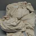 PrinceDeco Velvet Couch Cover Loveseat Covers for 2 Cushion Couch 3 Piece Sofa Covers for Dogs Washable Loveseat Covers Width Up to 72 Inch No Slip Stretch Sofa Slipcover(Medium, Ivory)