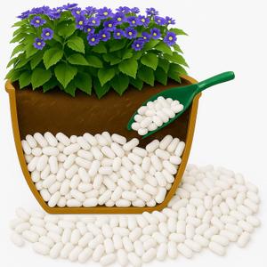 Pangda 750 Pack Small Potting Filler Peanuts, 7.3 x 7.3 x 3.4 Inches Packing Peanuts Biodegradable Packing for Small Potting, Gardening, Planting, Landscaping