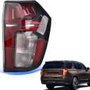 STRECOS LED Tail Lights Compatible with Chevy Tahoe Suburban LS LT RST Z71 2021 2022 2023 2024 Rear Brake Lights Assembly Replace: 84849417 GM2801322 (Right Passenger Side)