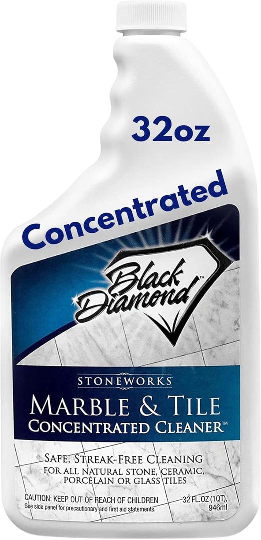 MARBLE & TILE FLOOR CLEANER. Great for Ceramic, Porcelain, Granite, Natural Stone, Vinyl and Brick. No-rinse Concentrate. (1-Quart) (32 Fl Oz (Pack of 1))
