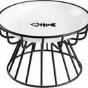 Cat Bowls, Elevated Cat Bowl, Raised Ceramic Dish with Metal Stand, Pet Water or Food Feeding Station for Indoor Cats, Kitten, Puppies and Small Dogs, Dishwasher Safe, Raised Cat Bowl