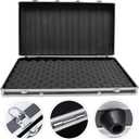 Large Tool Box Universal Aluminum Case Hard Carrying Case with Foam Protects Electronics Tools Cameras and Testing Equipment Chest Hard