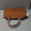 Vegan Leather Tote Bags for Women Large Tote Retro Top-handle Bag Trendy Work Bag PU Leather Purses