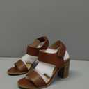 Soda Wait Womens Open Toe Chunky Block Heel Ankle Velcor Strap Shoes Dress Sandals, 6
