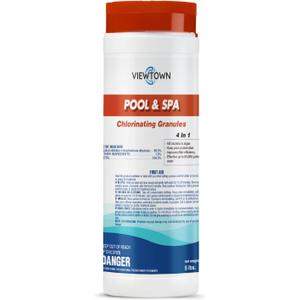 5Lbs Chlorinating Granules for Pools, Spas & Hot Tubs  Kills Bacteria & Algae, Fast-Dissolving Formula