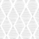 Qianglive White and Silver Gray Peel and Stick Wallpaper 17.7"x80"Modern Stripe Contact Paper Rhombus Wall Paper Vinyl Shelf Drawer Liner Roll for Bedroom Living Room