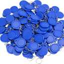 100pcs RFID Key Fob ID Card Key Tags 125KHz RFID EM-ID Card Keyfob for Door Access Control - Read Only (100 PCS Keyfobs)