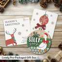 3 x Goose Christmas Ornament 2025 - Goose Gifts for Men Women, Wooden Xmas Funny Gifts for Friends Coworkers Family, Hey Silly Gooses Funny Christmas Ornaments for Tree Decorations