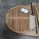 Cambridge Casual Mosko Wood Bar Outdoor Dining Table, Natural Teak