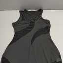 Floerns Women's Contrast Mesh Cut Out Tank Dress Sleeveless Y2k Bodycon Mini Dresses S